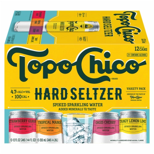 Topo Chico Hard Seltzer Variety Pack Perspective: front