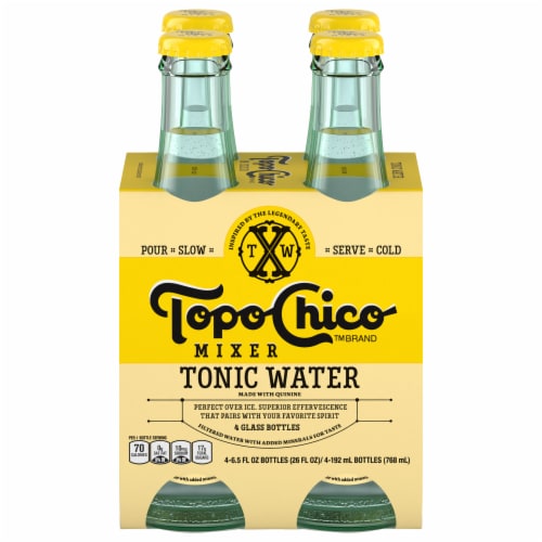 Topo Chico Mixer™ Tonic Water Glass Bottles Perspective: front