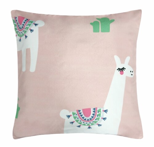 Harper Lane Cool Llama Decorative Pillow Perspective: front