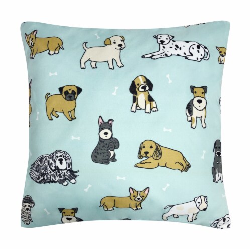 Harper Lane Puppies Decorative Pillow Perspective: front