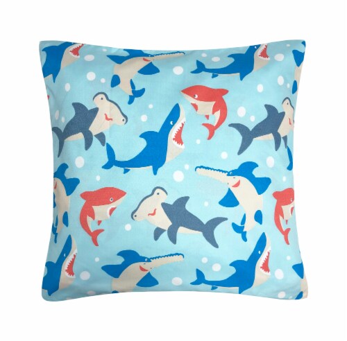 Harper Lane Shark Tales Decorative Pillow Perspective: front
