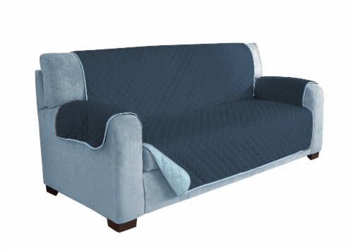 Demori Sofa Protector - Blue Perspective: front