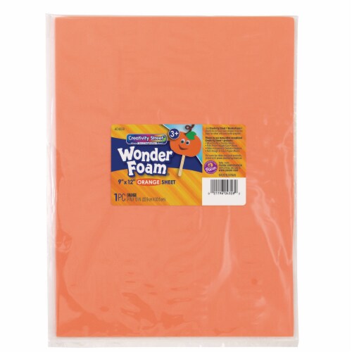 Creativity Street® WonderFoam® Sheets Orange, 9 x 12 in Kroger
