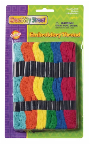 Creativity Street® Embroidery Thread - Assorted Perspective: front