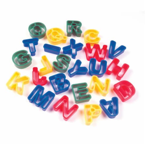 Chenille Kraft Company Cookie/Dough Cutters - Capital Letters Perspective: front