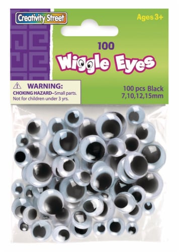 Creativity Street® Wiggle Eyes Assortment Pack - Black Perspective: front