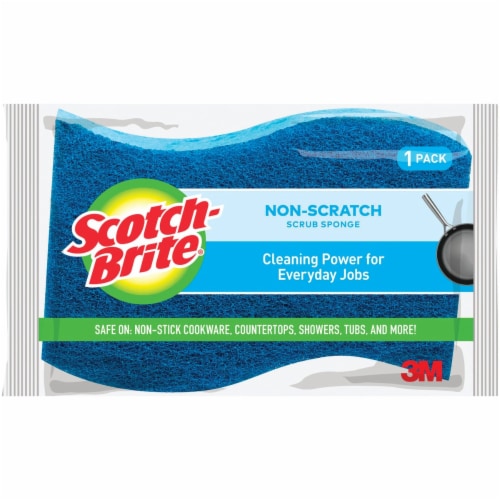 Scotch-Brite® Non-Scratch Scrub Sponge Perspective: front