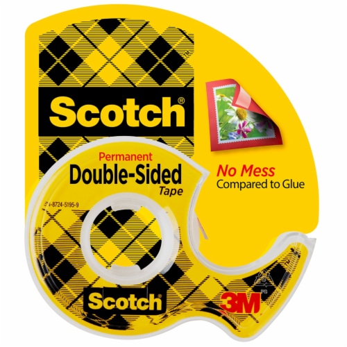 Scotch® Permanent Double Sided Tape Perspective: front