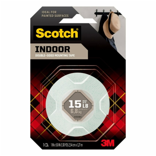Scotch® Permanent Indoor Mounting Tape Perspective: front