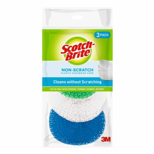 Scotch-Brite™ Plastic Multi-Purpose Scrubbing Pads Perspective: front