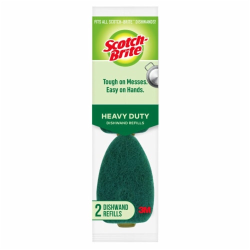 Scotch-Brite™ Heavy Duty Dishwand Refills Perspective: front
