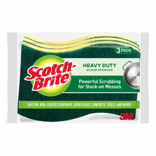 Scotch-Brite® Heavy Duty Scrub Sponges Perspective: front
