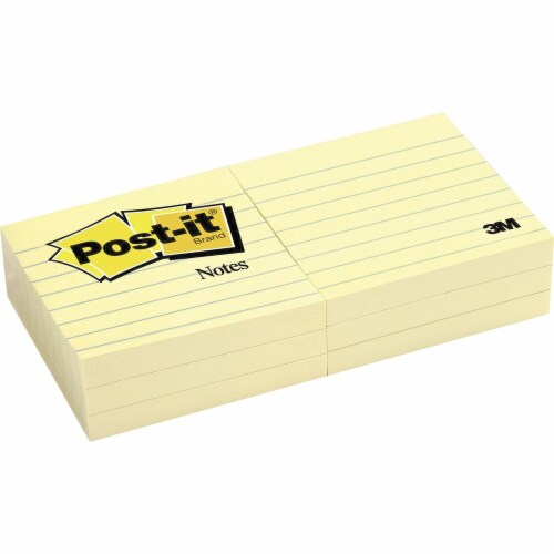 Post-it Notes Original Lined Notepads - 1200 - 3 Post-it Notes Original Lined Notepads - 1200 - 3