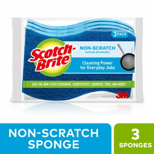 Scotch-Brite® Scrub Dots Non-Scratch Scrub Sponges, 3 pk - Kroger