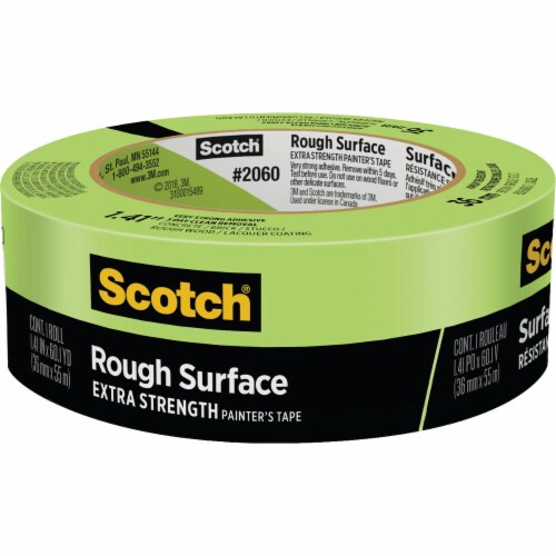 Scotch® Rough Surface Extra Strength Painter's Tape - Green Perspective: front