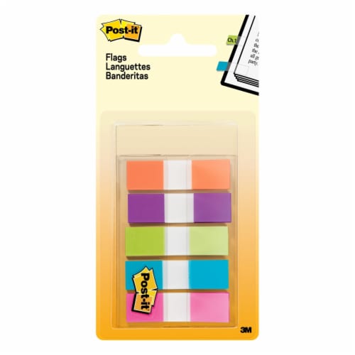 Wrapables 500pcs Transparent Sticky Notes Set, Memo Note Pads