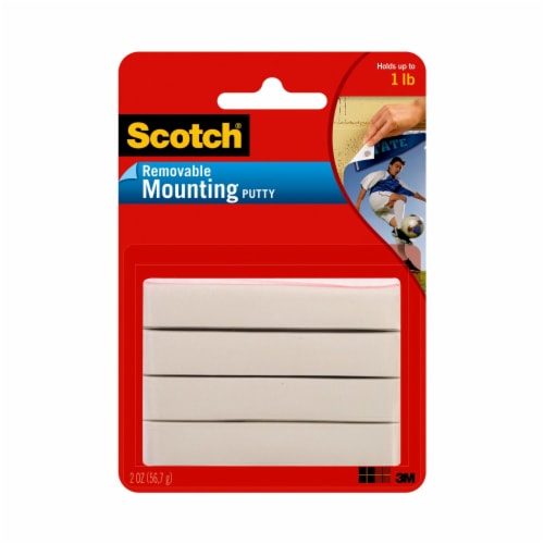 Scotch® Removable Mounting Putty - White Perspective: front