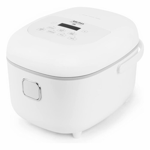 Aroma Housewares 8-Cup Induction Rice Cooker & Multicooker - White Perspective: front