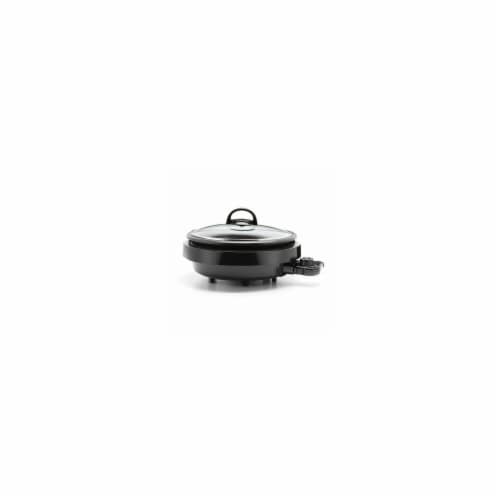 Aroma 3 qt. 3-In-1 Super Pot with Grillet, Large - Black Perspective: front