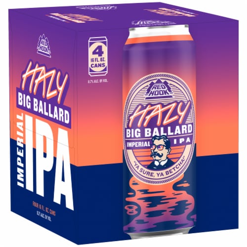 Redhook Hazy Big Ballard Imperial IPA Perspective: front