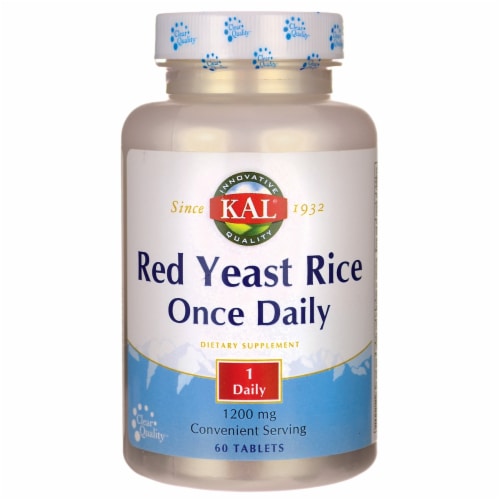 Kal  Red Yeast Rice Once Daily Perspective: front