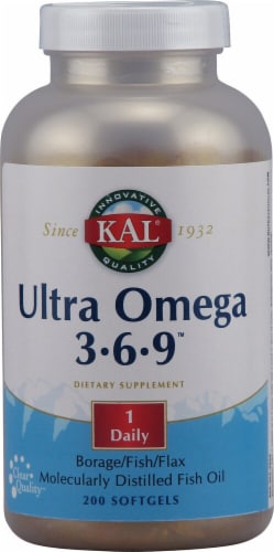 Kal  Ultra Omega 3-6-9™ Perspective: front