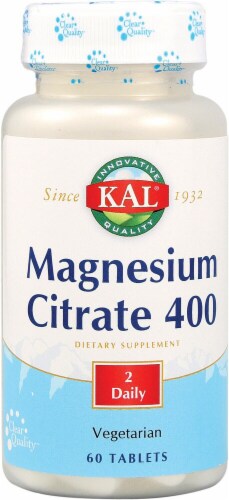 Kal Magnesium Citrate Perspective: front