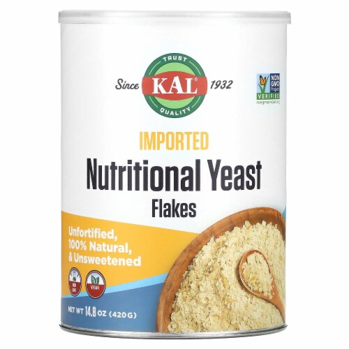 KAL  Nutritional Yeast Fine Flakes Perspective: front