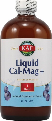 Kal  Liquid Cal-Mag Plus   Blueberry Perspective: front