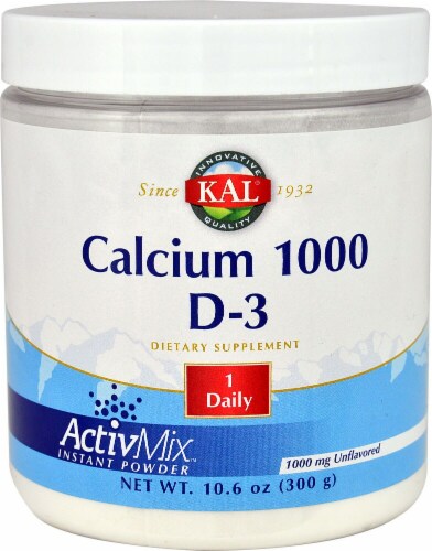 KAL  Calcium 1000 D-3   Unflavored Perspective: front