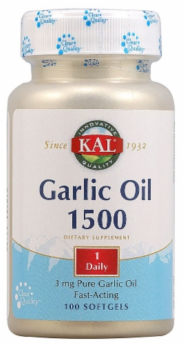 KAL  Garlic Oil 2000 Perspective: front