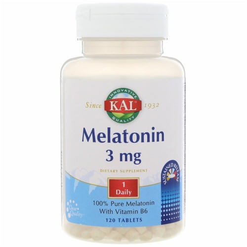 KAL Melatonin Sustained Release Perspective: front