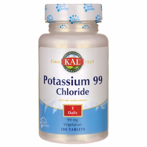 Kal  Potassium 99 Chloride Tablets Perspective: front