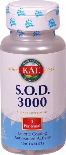 KAL S.O.D. 3000 Tablets Perspective: front