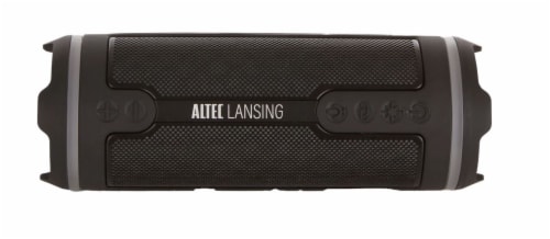 Altec Lansing HydraMotion 2.0 Wireless Speaker - Black With Light Grey Perspective: front