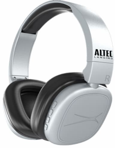 Altec Lansing Nanophone ANC 2.0 Wireless Headphone - Metallic Silver Perspective: front