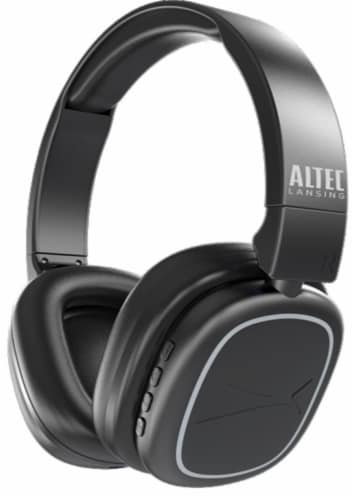 Altec Lansing Nanophone ANC 2.0 Noise Cancelling Wireless Headphone - Black Perspective: front
