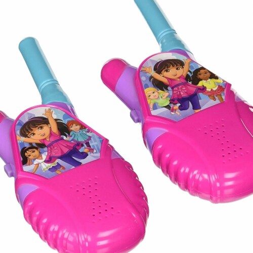 Sakar 13067-FREDS Nickelodeon Dora the Explorer Walkie Talkie Perspective: front