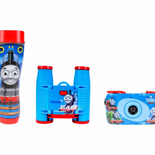 Sakar 26085 Thomas Train Kit with Camera, Binocular & Flashlight - Multicolor - 3 Piece Perspective: front