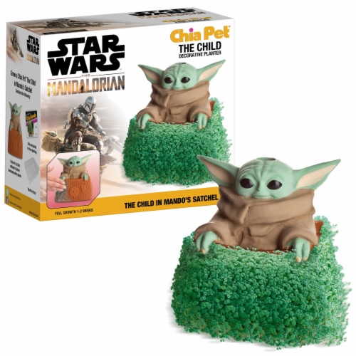 Chia Pet® Star Wars™ The Mandalorian Decorative Planter Perspective: front