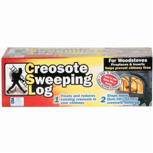 Creosote Sweeping Log 3 Lb. Log Creosote Remover SL82412, 3Lb. QFC