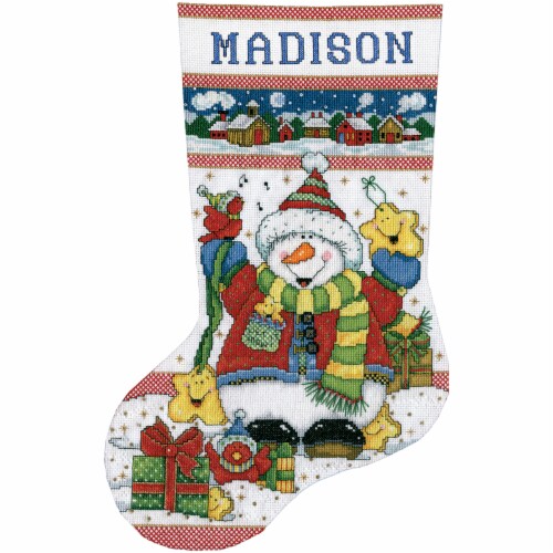 Design Works Santa Stocking Counted Cross Stitch Kit 17 Long 14 Count