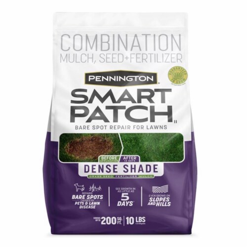Pennington Smart Patch Mixed Dense Shade Seed/Fertilizer/Mulch Repair Kit 5 lb