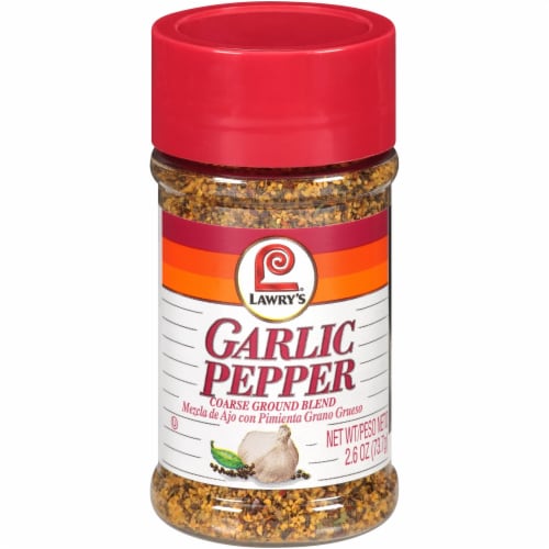 Lawry's® Coarse Ground Garlic Pepper Seasoning Perspective: front