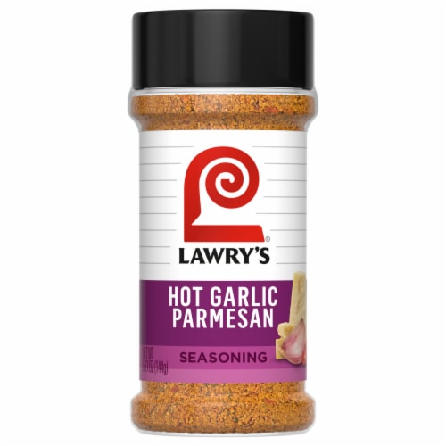 Lawry's Hot Garlic Parmesan Seasoning Perspective: front