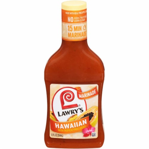 Lawry's Hawaiian With Tropical Fruit Juices Marinade Perspective: front