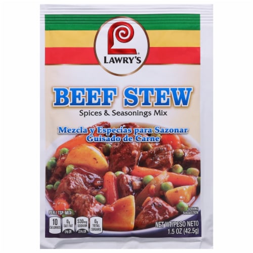 Lawry's® Beef Stew Spices & Seasonings Mix Perspective: front