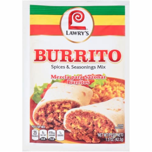 Lawry's® Burrito Spices & Seasonings Mix Perspective: front