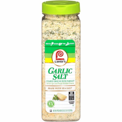 LAWRY #39 S GARLIC SALT WITH PARSLEY GLUTEN FREE 33 OZ 33 oz Mariano s