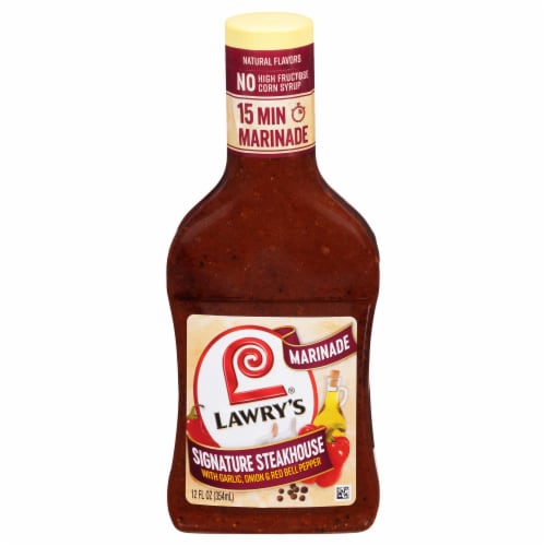 Lawry's Steakhouse Marinade Perspective: front